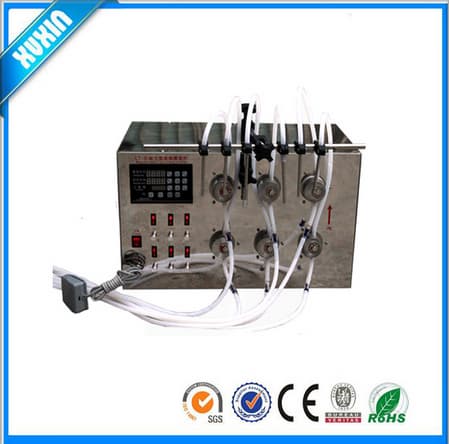Magnetic Gear Pump Filling Machine with 6 heads